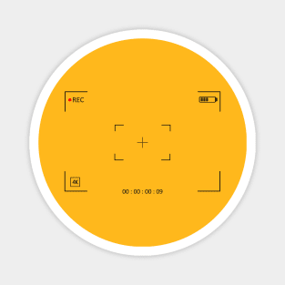 Screen camera with video shooting parameters. Magnet